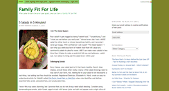 Desktop Screenshot of familyfitforlife.com